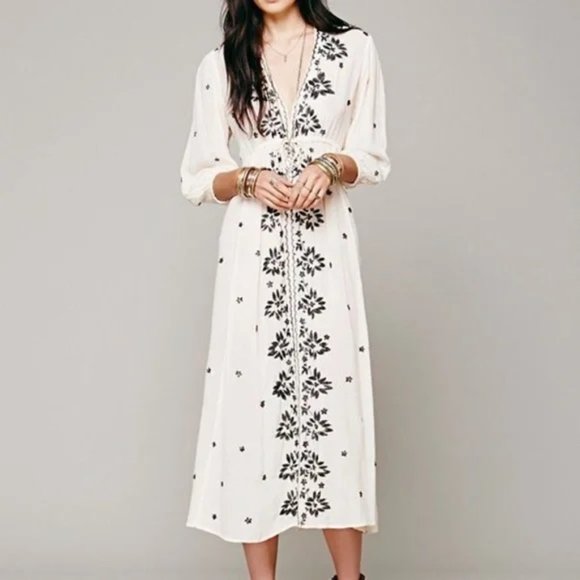 Free People Dresses & Skirts - Free People Fable Midi Dress, XS